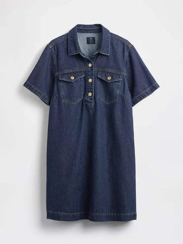 Miniabito in denim ultra morbido