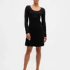 Miniabito in maglia a costine CashSoft