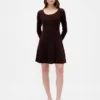 Miniabito in maglia a costine CashSoft