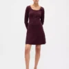 Miniabito in maglia a costine CashSoft
