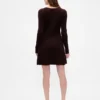 Miniabito in maglia a costine CashSoft