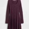 Miniabito in maglia a costine CashSoft