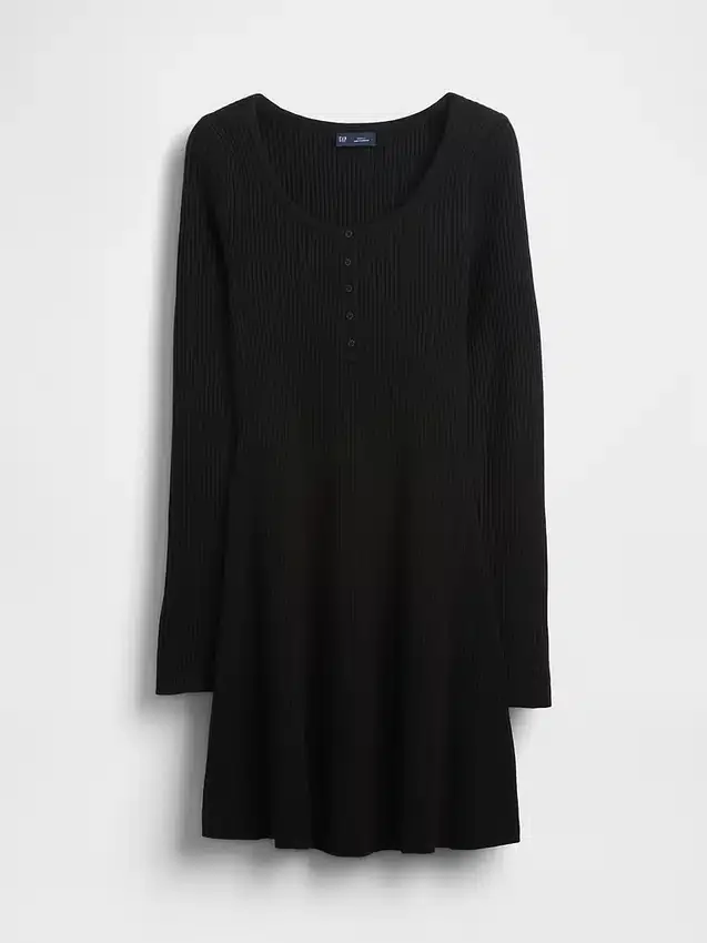 Miniabito in maglia a costine CashSoft