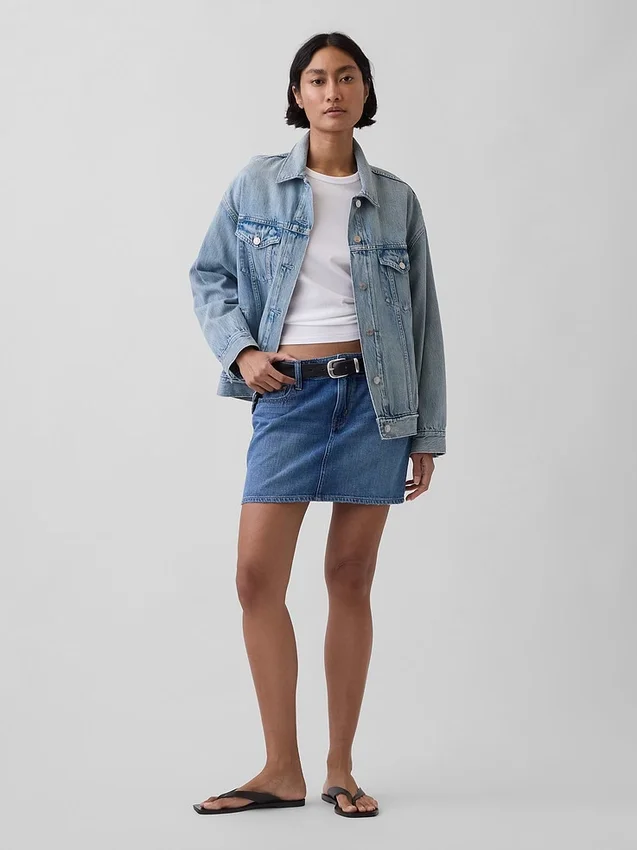 Minigonna in denim