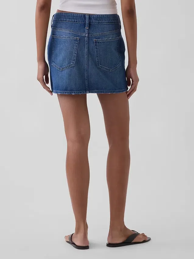 Minigonna in denim