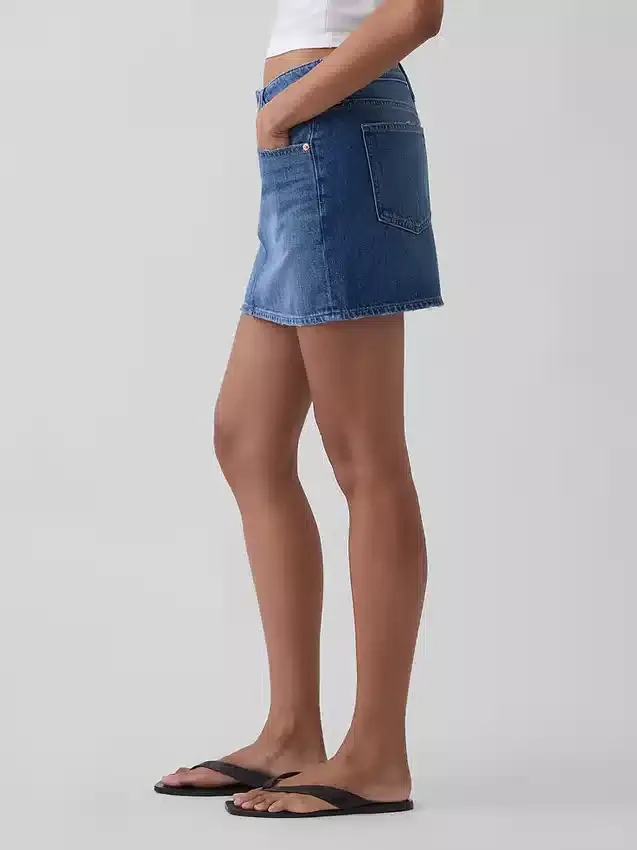 Minigonna in denim