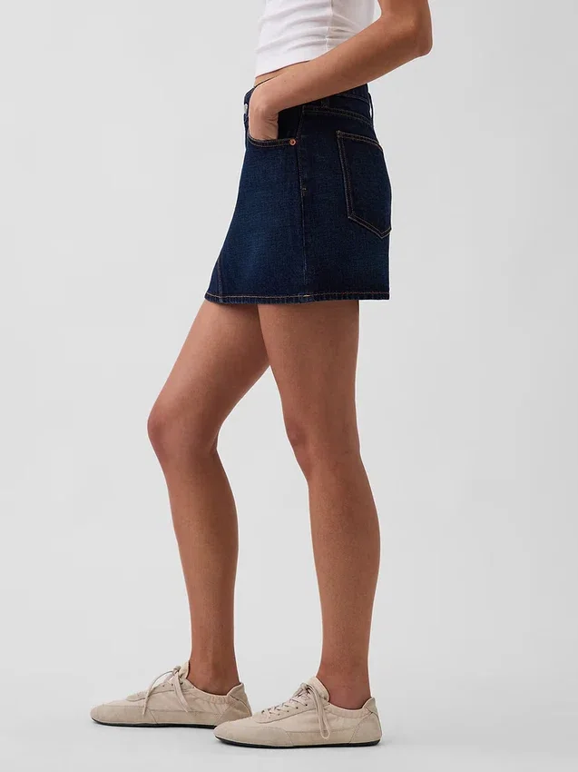 Minigonna in denim