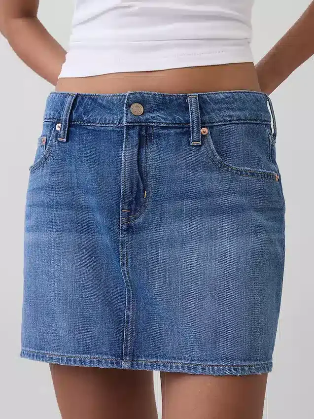 Minigonna in denim