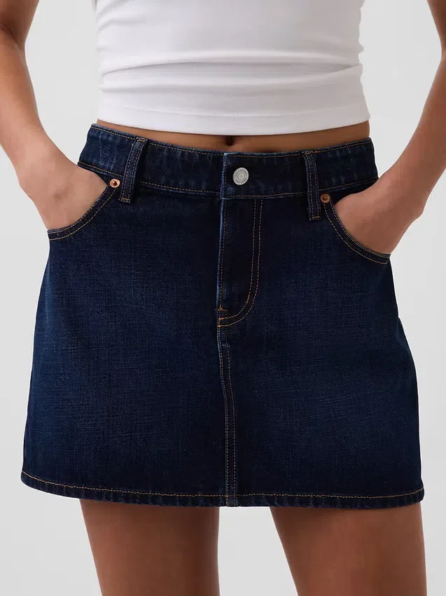 Minigonna in denim