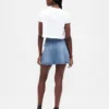 Minigonna in denim con cintura