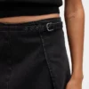 Minigonna in denim con cintura