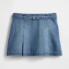 Minigonna in denim con cintura