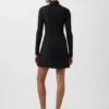 Minivestito con cuciture bistretch