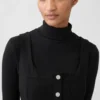Minivestito con cuciture bistretch