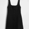 Minivestito con cuciture bistretch