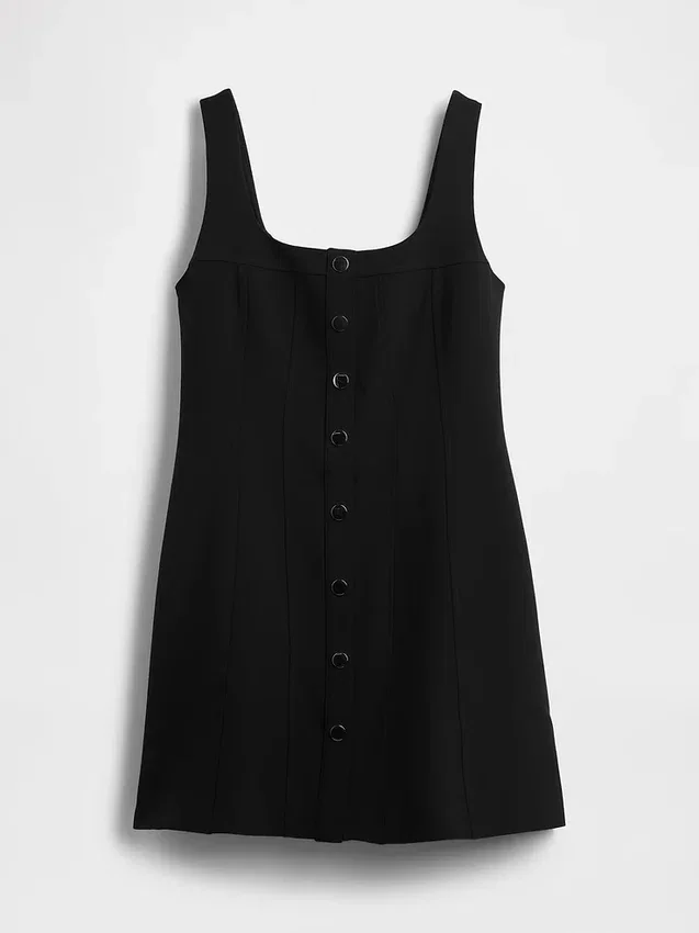 Minivestito con cuciture bistretch