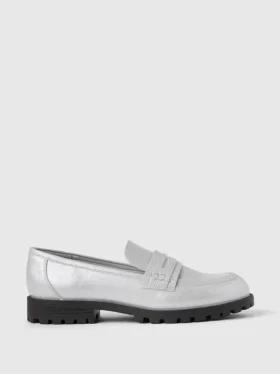 Mocassini metallizzati per bambini