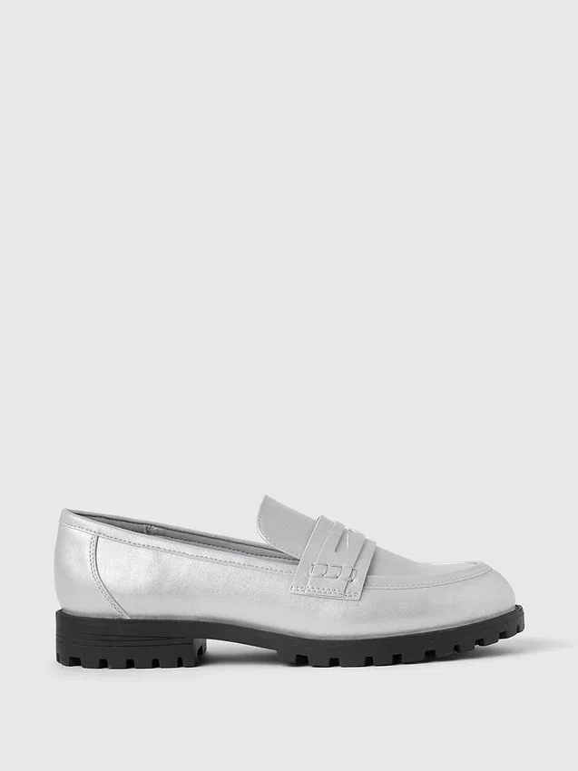 Mocassini metallizzati per bambini