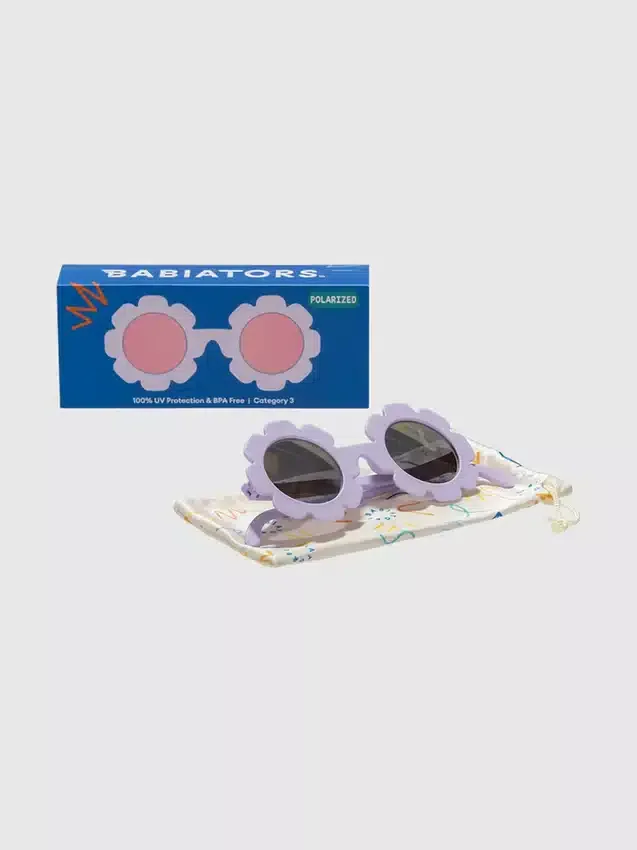 Occhiali da sole polarizzati Babiators a forma di fiore per bambini piccoli e ragazzi