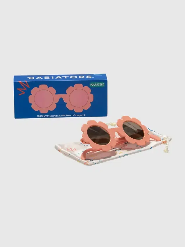 Occhiali da sole polarizzati Babiators a forma di fiore per bambini piccoli e ragazzi