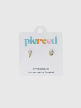 Orecchini a vite "Birthday Party" di Pierced Co
