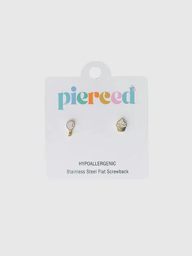Orecchini a vite "Birthday Party" di Pierced Co