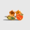 Orecchini a vite Pierced Co a forma di baccello di pisello / pomodoro