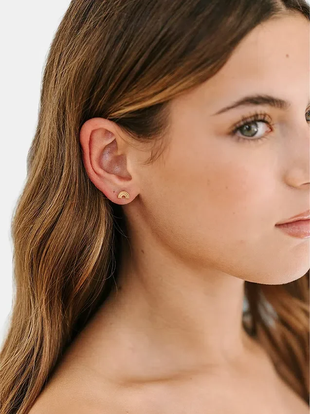 Orecchini a vite Pierced Co Classic Rainbow