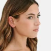 Orecchini a vite Pierced Co con piccolo fiore classico