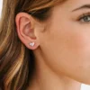 Orecchini a vite Pierced Co Heart Duo