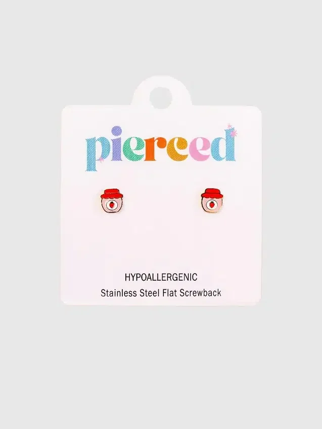 Orecchini a vite Pierced Co Strawberry Jam