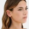 Orecchini a vite "Tiny Peachy Heart" di Pierced Co