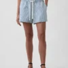 Pantaloncini a righe in denim ultrasoft