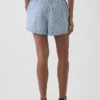 Pantaloncini a righe in denim ultrasoft