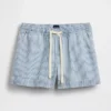 Pantaloncini a righe in denim ultrasoft