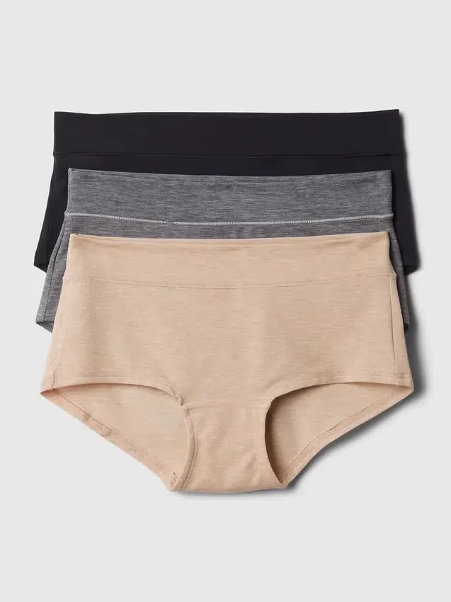 Pantaloncini a vita bassa Breathe (confezione da 3)