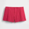 Pantaloncini a vita media da 4" in misto lino