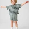 Pantaloncini a waffle neonato & bebè con vestibilità a pantaloncino