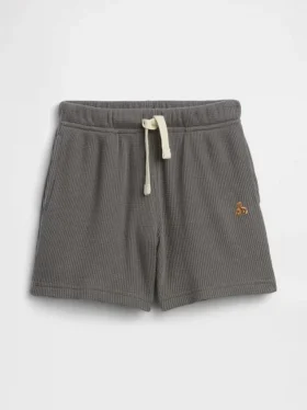 Pantaloncini a waffle neonato & bebè con vestibilità a pantaloncino