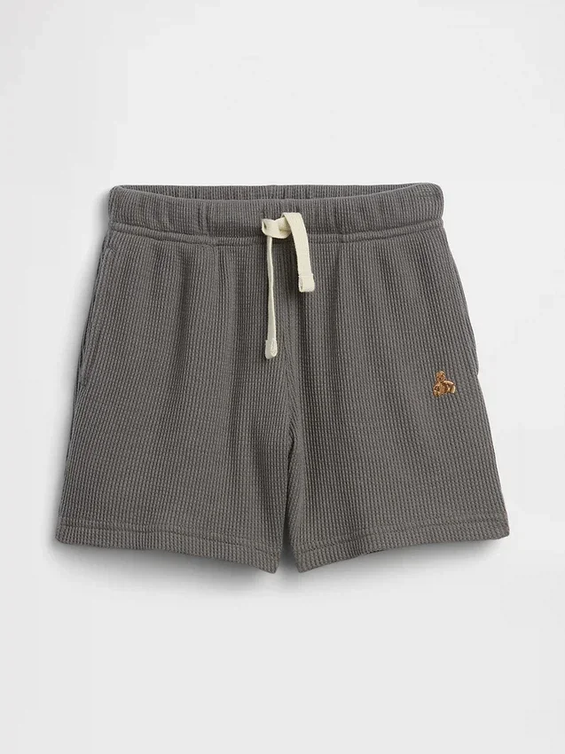 Pantaloncini a waffle neonato & bebè con vestibilità a pantaloncino