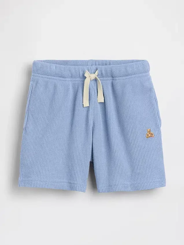 Pantaloncini a waffle neonato & bebè con vestibilità a pantaloncino