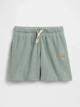 Pantaloncini a waffle neonato & bebè con vestibilità a pantaloncino