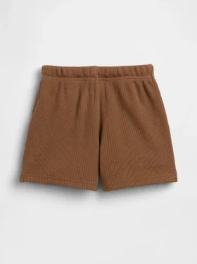 Pantaloncini a waffle neonato & bebè con vestibilità a pantaloncino