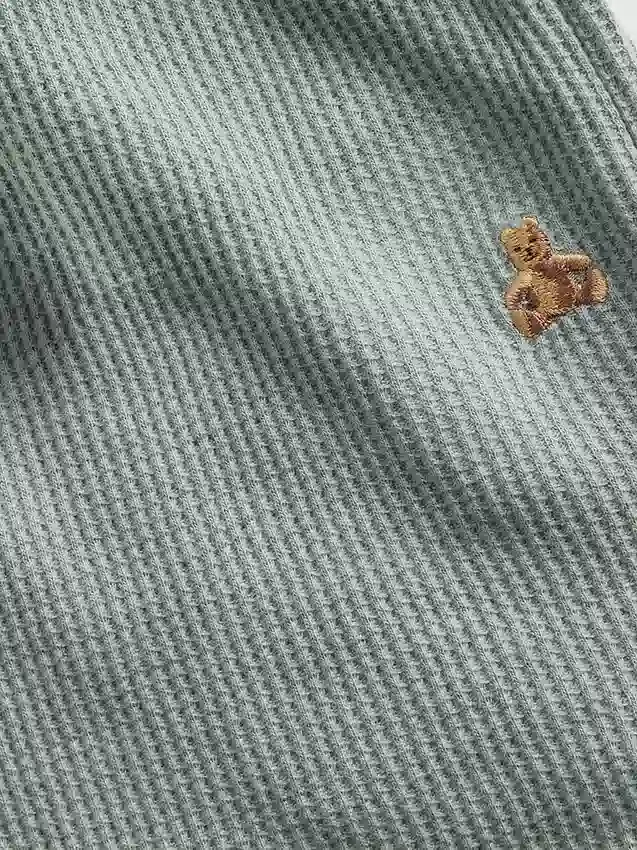 Pantaloncini a waffle neonato & bebè con vestibilità a pantaloncino