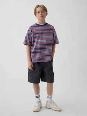 Pantaloncini cargo da bambino dal taglio comodo