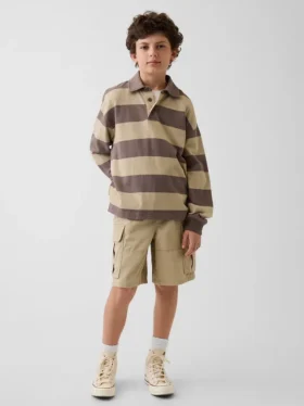 Pantaloncini cargo da bambino dal taglio comodo