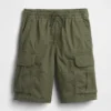 Pantaloncini cargo da bambino dal taglio comodo