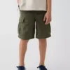 Pantaloncini cargo da bambino dal taglio comodo
