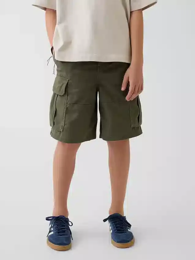 Pantaloncini cargo da bambino dal taglio comodo