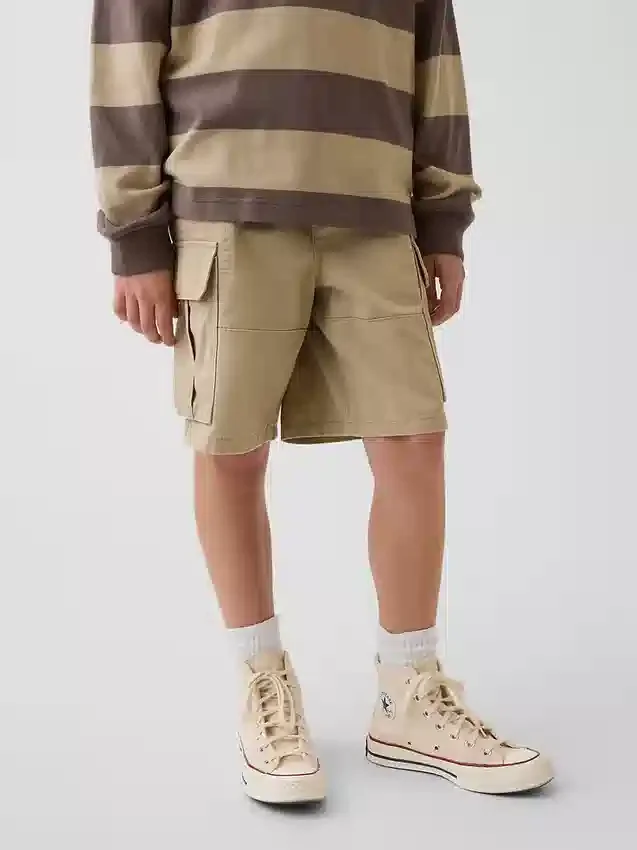 Pantaloncini cargo da bambino dal taglio comodo